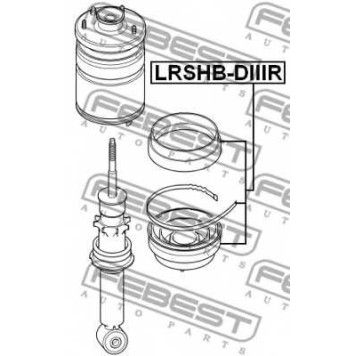 Пыльник амортизатора FEBEST LRSHB-DIIIR-1