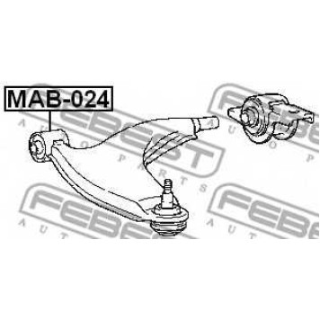 Подвеска рычага независимой подвески колеса FEBEST MAB-024-1