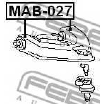 Подвеска рычага независимой подвески колеса FEBEST MAB-027-1
