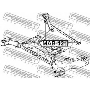 Подвеска рычага независимой подвески колеса FEBEST MAB-121-1