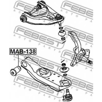 Подвеска рычага независимой подвески колеса FEBEST MAB-138-1