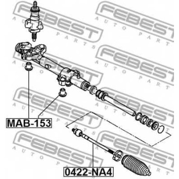 Подвеска рулевого управления FEBEST MAB-153-1