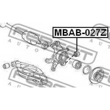 Втулка рычага колесной подвески FEBEST MBAB-027Z-1