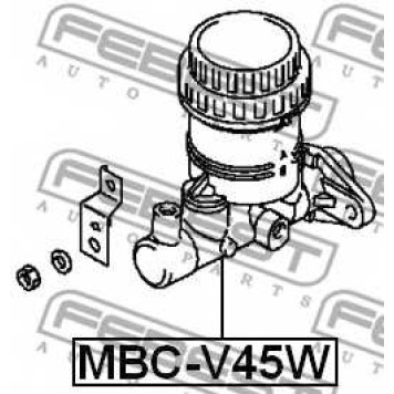 Главный тормозной цилиндр FEBEST MBC-V45W-1