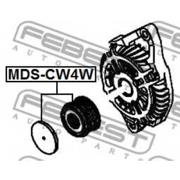 Ременный шкив, генератор FEBEST MDS-CW4W-1