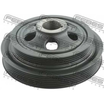 Ременный шкив коленвала FEBEST MDS-CW6W