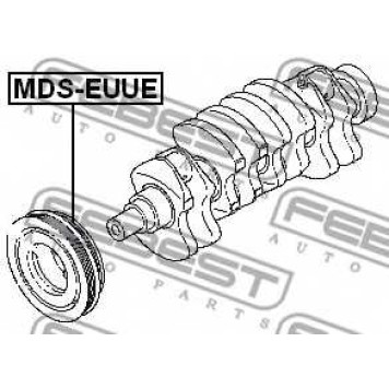 Ременный шкив коленвала FEBEST MDS-EUUE-1