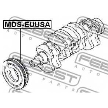 Ременный шкив коленвала FEBEST MDS-EUUSA-1