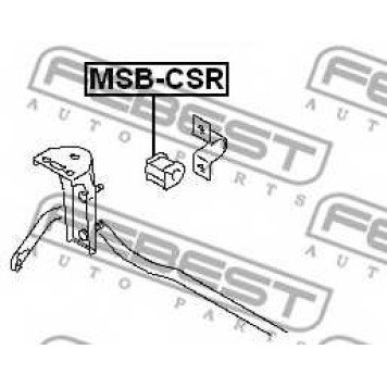 Опора стабилизатора FEBEST MSB-CSR-1
