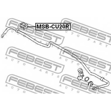 Опора стабилизатора FEBEST MSB-CU20R-1