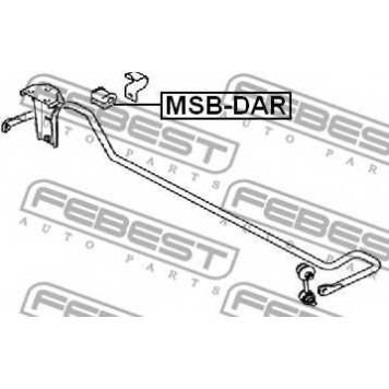 Опора стабилизатора FEBEST MSB-DAR-1