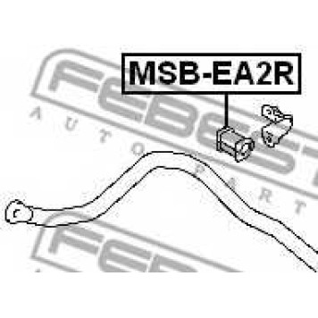 Опора стабилизатора FEBEST MSB-EA2R-1