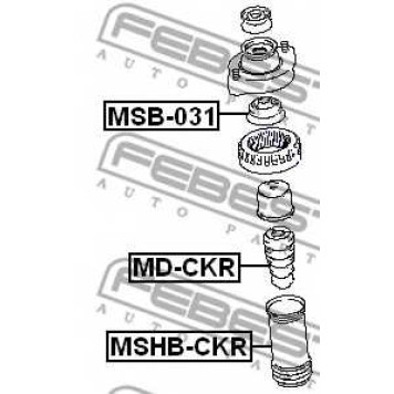 Пыльник амортизатора FEBEST MSHB-CKR-1