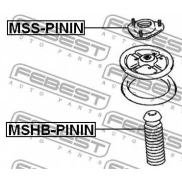 Пыльник амортизатора FEBEST MSHB-PININ-1