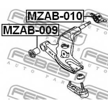 Подвеска рычага независимой подвески колеса FEBEST MZAB-009-1