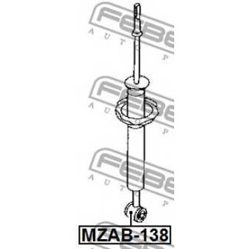 Втулка, амортизатор FEBEST MZAB-138-1