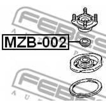 Подшипник опоры стойки амортизатора FEBEST MZB-002-1