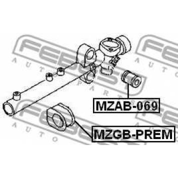 Подвеска рулевого управления FEBEST MZGB-PREM-1