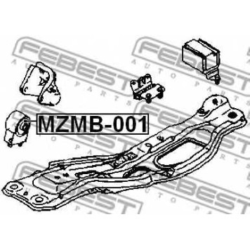 Подвеска двигателя FEBEST MZMB-001-1
