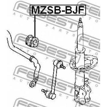 Опора стабилизатора FEBEST MZSB-BJF-1