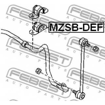 Опора стабилизатора FEBEST MZSB-DEF-1