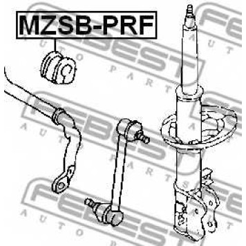 Опора стабилизатора FEBEST MZSB-PRF-1
