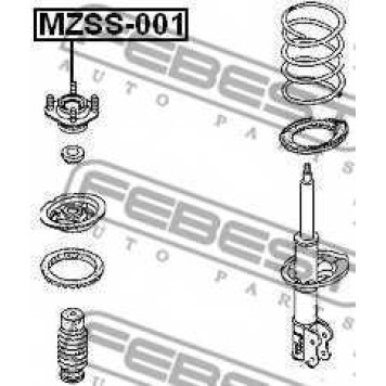 Подвеска амортизатора FEBEST MZSS-001-1