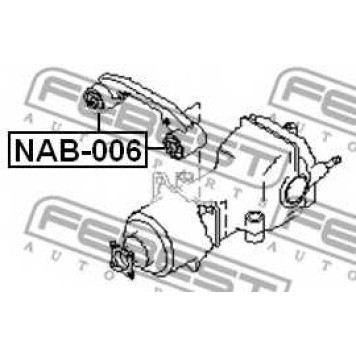 Опора, дифференциал FEBEST NAB-006-1