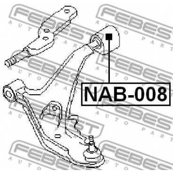 Подвеска рычага независимой подвески колеса FEBEST NAB-008-1