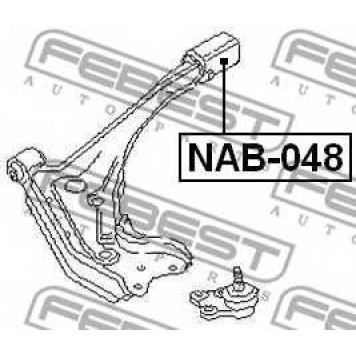Подвеска рычага независимой подвески колеса FEBEST NAB-048-1