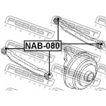Подвеска рычага независимой подвески колеса FEBEST NAB-080-1