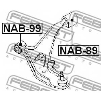 Подвеска рычага независимой подвески колеса FEBEST NAB-99-1