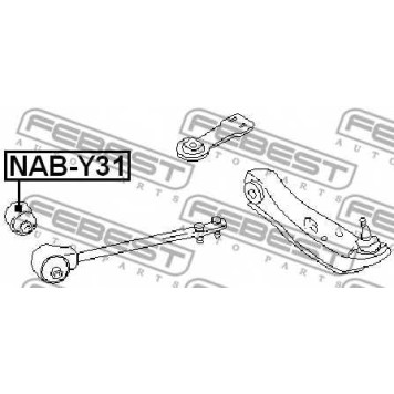 Подвеска рычага независимой подвески колеса FEBEST NAB-Y31-1