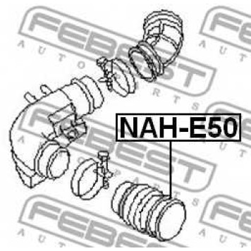 Трубопровод FEBEST NAH-E50-1