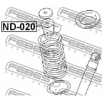 Амортизатор задний для NISSAN PATHFINDER(R50) <b>FEBEST ND-020</b>-1