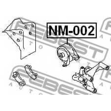 Подвеска двигателя FEBEST NM-002-1