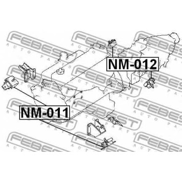 Подвеска двигателя FEBEST NM-011-1