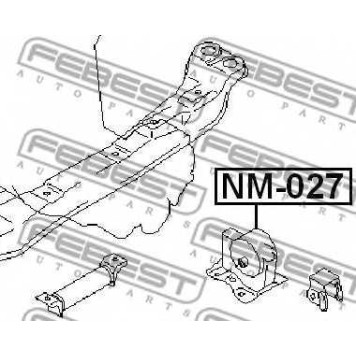 Подвеска двигателя FEBEST NM-027-1