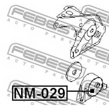 Подвеска двигателя FEBEST NM-029-1