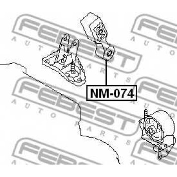 Подвеска двигателя FEBEST NM-074-1