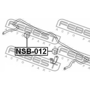Опора стабилизатора FEBEST NSB-012-1