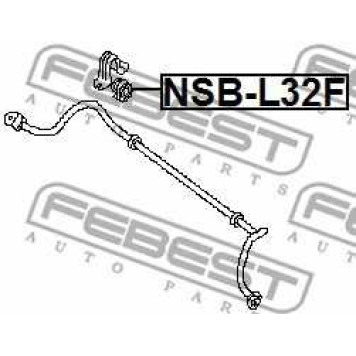 Опора стабилизатора FEBEST NSB-L32F-1