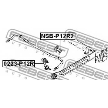 Опора стабилизатора FEBEST NSB-P12R2-1