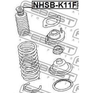 Пыльник амортизатора FEBEST NSHB-K11F-1