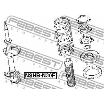 Пыльник амортизатора FEBEST NSHB-N30F-1