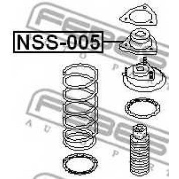 Подвеска амортизатора FEBEST NSS-005-1