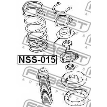 Подвеска амортизатора FEBEST NSS-015-1