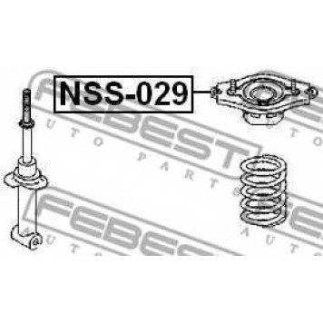 Подвеска амортизатора FEBEST NSS-029-1