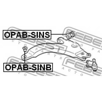 Подвеска рычага независимой подвески колеса FEBEST OPAB-SINS-1