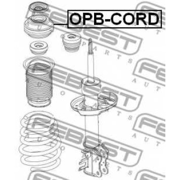 Подвеска амортизатора FEBEST OPB-CORD-1